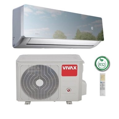 VIVAX ACP-18CH50AERI R32 Silver Mirror 5.3/5,6 kW -20*C VIVAX ACP-18CH50AERI R32 Silver Mirror 5.3/5,6 kW -20*C